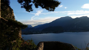 View towards Riva del Garda from Pregasina.